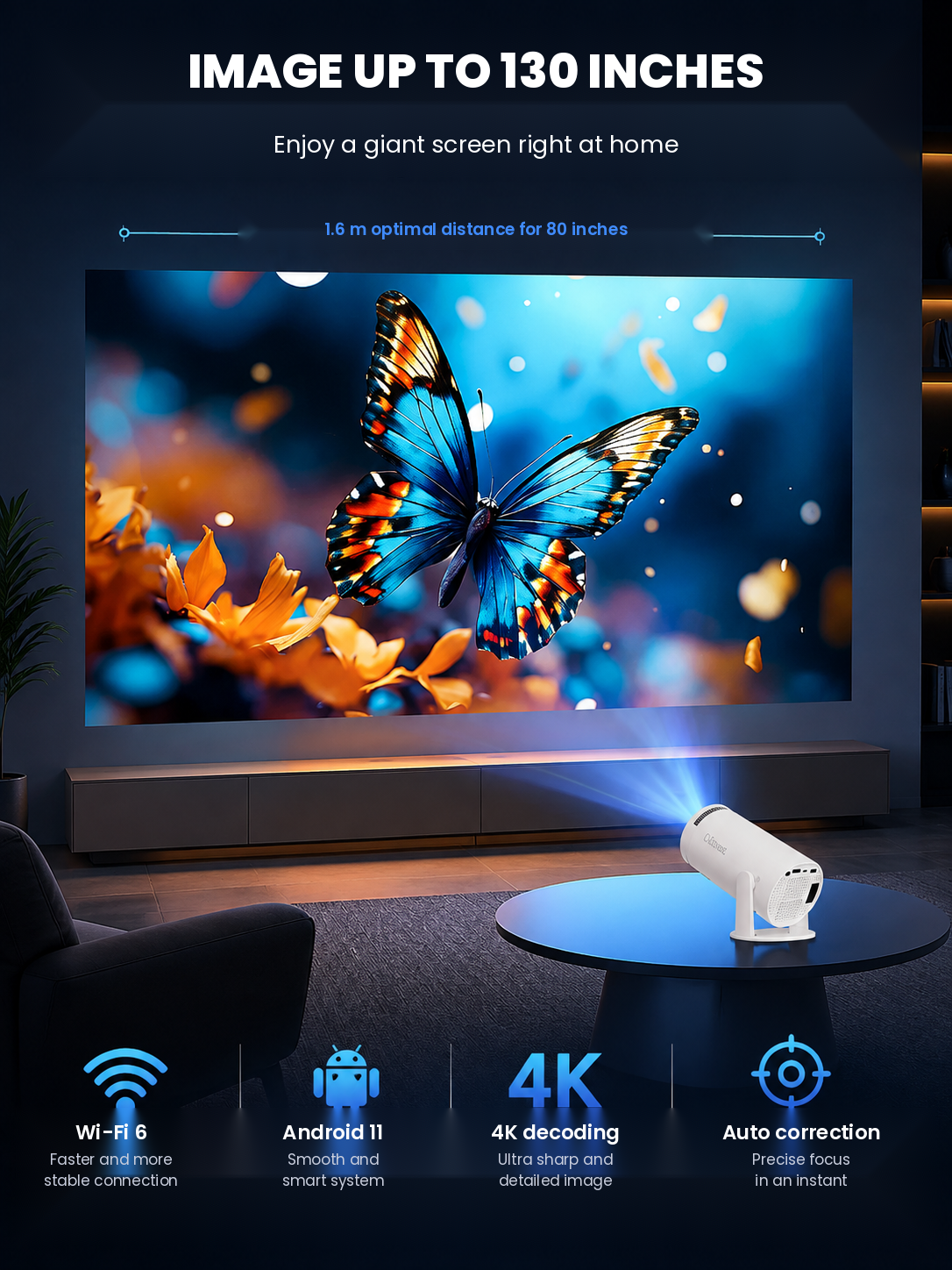 CineDream Portable Projector