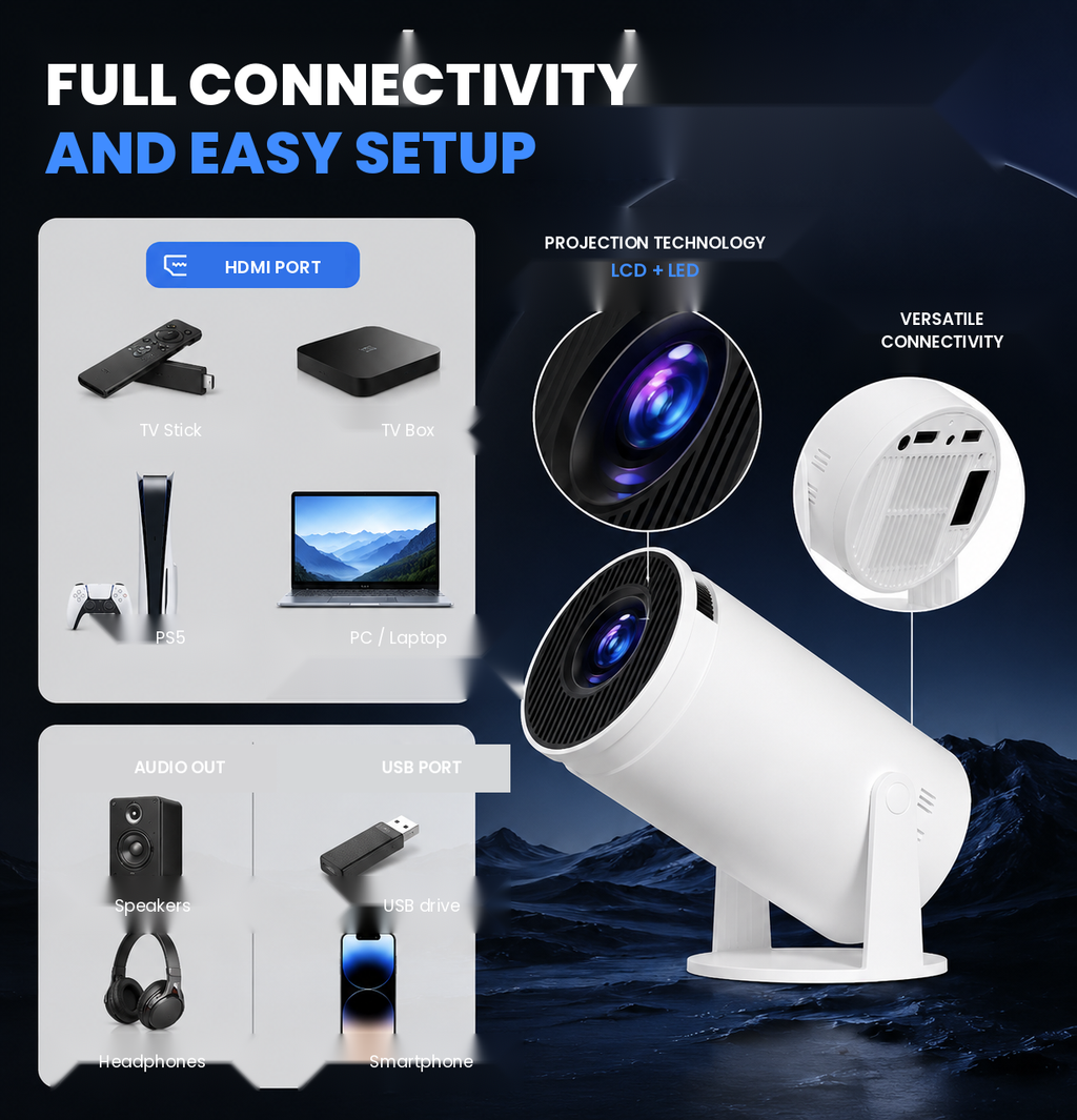 CineDream Portable Projector